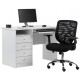 Marymount White Home Office Desk